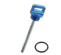 NICECNC Jauge d'huile Moteur Bleue T6 en Aluminium Compatible with Raptor 700 YFM700 YFZ 450 2004-2009, 2012-2013, Remplacement pour 5LP-21761-00-00 5LP-21761-00-00 Voir Montage