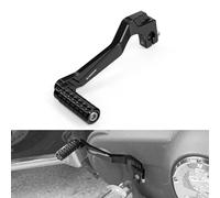 NICECNC Levier de changement de vitesse noir Mid Controls compatible avec Harley Dyna '91-'17 avec commandes centrales convertible FXDS-Conv 1994-2000 CVO Fat Bob FXDFSE 2009 Super Glide Custom FXDC