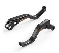 NICECNC Leviers de frein et d'embrayage courts à 2 doigts compatibles avec Harley Sportster S RH1250S 2021-2024, Nightster RH975 2022-2024, orange