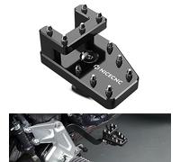 NICECNC Pédale de Frein DualControl Noire Compatible with Yamaha Tenere 700/XTZ700 2019-2023, Alliage d'aluminium