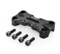 NICECNC Pince supérieure de guidon noire avec motif ampères compatible avec Yamaha Tenere 700/XTZ700 2019-2024, Tenere 700 World Raid 2022, Tenere 700 Rally Edition 2020-2024, Tenere 700 Accessoires