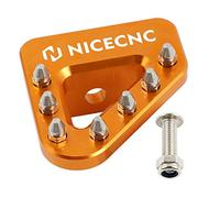 NICECNC Plaque de pédale de Frein CNC Compatible with 99-03 125 EXC 1999-2002 125 EXE 2000-2001 125 SX 1999-2003 125 SXS 2001-2003 200 SX 2003 250 EGS 19999 625 SXC 2003, Voir compatibilité
