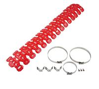 NICECNC Protection Thermique pour Tuyau Compatible with Sherco SE-R/SEF-R 2-Stroke Models Compatible with Husqvarna Te 125/150 / 250/300, TC 250 Voir compatibilité, Rouge