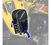 NICECNC Raptor 700 Sac de Rangement pour Garde-Boue en Tissu PVC avec Bande réfléchissante résistante à l'eau et Fermeture éclair Compatible with Yamaha Raptor 700 ATV Accessoires Sac (Noir)