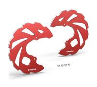 NICECNC Red Front Brake Rotor Disc Guard Aluminium Compatible avec Raptor 700 2006-2008, 2013-2026, Raptor 700 SE 2013-2026, YFZ450 2004-2005, 2007-2009, 2017, Voir les raccords