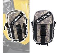 NICECNC Sac de Rangement pour Garde-Boue en Tissu PVC avec Bande réfléchissante résistante à l'eau et Fermeture éclair Compatible with Raptor 700 ATV (Camouflage)