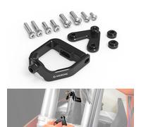 NICECNC Support de montage pour amortisseur de direction noir compatible avec 125 SX/125 XC/250 SX/250 SX-F/250 XC/250 XC-F/300 SX/300 XC/350 SX-F/350 XC-F/450 SX-F/450 XC-F 2023-2025 Voir la