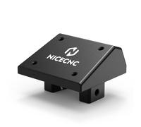 NICECNC Support GPS en Aluminium Noir Compatible with 390 Adventure 2020-2024, Support GPS de téléphone Compatible with 790/890 Adventure R/S/Rally 2019-2022