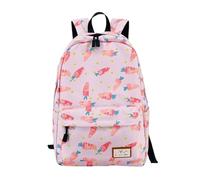 NICECY Adapté aux semestres de printemps et d’été, un sac à dos d’élève de collège imprimé, frais et mignon, peut être utilisé pour les déplacements(Radis rose)