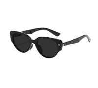 NICECY Lunettes de soleil pliables pour femmes en été, lunettes de soleil légères et à la mode qui donnent un aspect plus petit, lunettes pliables(noir1)