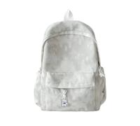 NICECY Sac à dos à motif flocon de neige pour les collégiens et lycéens : sac à dos polyvalent et de grande capacité(blanc)