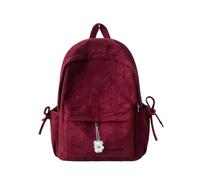 NICECY Sac à dos pour ordinateur portable pour femmes pour le sac à dos d’une école universitaire Sac à dos d’élève de collège avec(rouge)