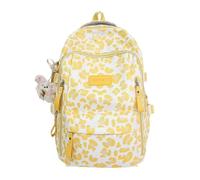 Nicecy Sac à dos scolaire à motif tendance de voyage Sac à dos universitaire léger pour lycéens (hors décorations suspendues)