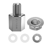 NICEDACK Adaptateur D'essieu de vélo Unisexe pour Axe Plein M10 x 1,0, Adaptateur Universel D'attelage de Remorque de vélo