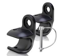 NICEDACK Adaptateur remorque vélo 12mm, Compatible avec remorques Croozer | Attelage remorque velo de rechange 12 mm, en acier inoxydable 304, double filetage antidérapant, stable et fiable