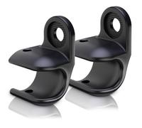 NICEDACK Crochet de Remorquage pour Vélo - Adaptateur Compatible avec Remorque Thule, Lot de 2 Pièces Noires