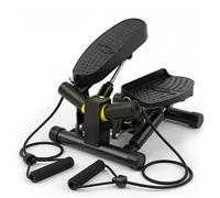Niceday Mini Stepper Twist avec Bandes de Résistance, Appareil de Fitness à Domicile avec Écran LCD, Équipement Cardio Compact et Antidérapant pour Entraînement Complet