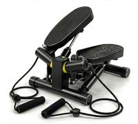 Niceday Twist Stepper pour la maison | Stepper avec cordes de puissance | Stepper à domicile avec écran LCD | Appareil d'entraînement 2 en 1 jusqu'à 100 kg | Entraîneur de jambes/bras (Twist Stepper