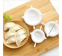 Nicedeal Moules à Chaussons Boulette Maker Moules à Raviolis Ravioli Turnover Set Accessoire De Cuisine Super Pratique De Cuisine Boulette Outils Appareil DIY Jiaozi Moule De Cuisine Gadgets Balnc