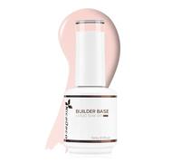 Nicedeco Gel Construction Ongle UV 8 en 1, Gel Builder Base de Renforcement 15ML, Réparation et Extensions, Vernis à Ongles Forts, Base Coat, Le Nail Art Décoration Naturel Nu Rose(B12)
