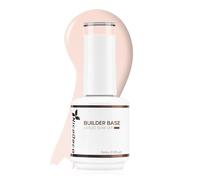 Nicedeco Gel Construction Ongle UV 8 en 1, Gel Builder Base de Renforcement 15ML, Réparation et Extensions, Vernis à Ongles Forts, Base Coat, Le Nail Art Décoration Naturel Nu Rose(B05)