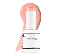 Nicedeco Gel Construction Ongle UV 8 en 1, Gel Builder Base de Renforcement 15ML, Réparation et Extensions, Vernis à Ongles Forts, Base Coat, Le Nail Art Décoration Naturel Nu Rose(B17)