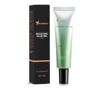 Nicedeco Non-Stick Solide Colle Faux Ongles Extra Forte 30ml, Gel Glue pour Pose Américaine Ongles Capsules, Nail Extend Gel UV/LED Pas Besoin de Brosse