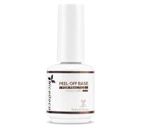 Nicedeco Peel Off Base Coat Semi Permanent Gel de Base Pelable UV LED Cadeau pour Studio de Manucure DIY Home 15ML