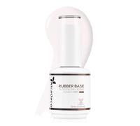 Nicedeco Rubber Base 15ML Vernis Semi Permanent Gel Sans HEMA Naturel Nude UV LED Gel Polish Renforcement et Réparation de Manucure Nail Art (R01)