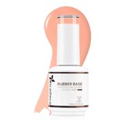 Nicedeco Rubber Base 15ML Vernis Semi Permanent Gel Sans HEMA Naturel Nude UV LED Gel Polish Renforcement et Réparation de Manucure Nail Art (R21)
