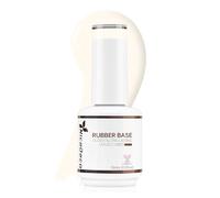 Nicedeco Rubber Base 15ML Vernis Semi Permanent Gel Sans HEMA Naturel Nude UV LED Gel Polish Renforcement et Réparation de Manucure Nail Art (R05)