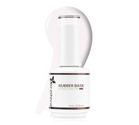 Nicedeco Rubber Base 15ML Vernis Semi Permanent Gel Sans HEMA Naturel Nude UV LED Gel Polish Renforcement et Réparation de Manucure Nail Art (R14)