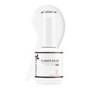 Nicedeco Rubber Base 15ML Vernis Semi Permanent Gel Sans HEMA Naturel Nude UV LED Gel Polish Renforcement et Réparation de Manucure Nail Art (R03)