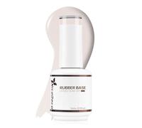 Nicedeco Rubber Base 15ML Vernis Semi Permanent Gel Sans HEMA Naturel Nude UV LED Gel Polish Renforcement et Réparation de Manucure Nail Art (R13)