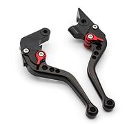 NICEDOLL CNC Leviers de frein d'embrayage pour Daytona 675 R 2011-2017, Speed Triple R 2012-2015, Speed Triple 1050 2011-2015 Noir
