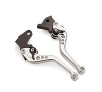 NICEDOLL Leviers de frein d'embrayage CNC compatibles avec R-oyal E-nfield H-imalayan 400CC 411CC 2017-2022, Classic 350cc 500CC 2008-2020, T-hunderbird Bullet 350 X350, Scram 411 2023 Argent court