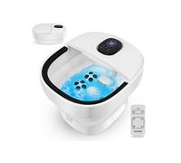 Niceey Bain de Pieds Pliable ZD3000 - avec Chauffage - Spa Pour Pieds Pliant - Température et Durée Réglables - 32°C/ 48°C - 6 Rouleaux Automatiques