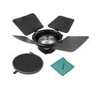 NiceFoto FD-110 Mont Fresnel Light Focusing Adapter avec Lumières Grilles en Nid d'abeille Portes de la Grange pour Aputure LED Bowens Mount COB 120T120D Photographie Mariage Studio Portraits