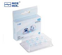NICEHCK C04 embouts auriculaires en Silicone liquide isolation du bruit doux étendre la scène sonore accessoire IEMS pour NX8 Himalaya DaVinci Explorer GATE Full Set