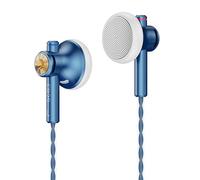 NICEHCK EB2S Pro Écouteurs Intra-Auriculaires à tête Plate avec Isolation phonique pour écouteurs Intra-Auriculaires 3,5 mm/4,4 mm Galaxy S7 Edge, Galaxy S23 Ultra, Xiaomi Mi A3 Audiophile (3,5 mm