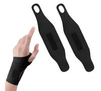 NICEIN Aattelle Poignet 1 Paire Ultra-Mince, Repose Poignets Orthèse élastique de Poignet, ProtèGe Serre Bande Poignets Musculation, Soulage la Douleur à ActivitéS Quotidiennes (Noir)