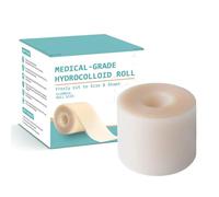 NICEIN Rouleau Hydrocolloïde 5cm x 3.6 m, Imperméable Hydrocolloid Roll pour Soulage et Cicatrice, Extra Fin Pansement Cicatrisant, Pansement Hydrocolloïde Respirant (1)