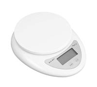 NICEJW Mini Balance De Cuisine Numérique De 5 Kg, Balance électronique De Cuisine Pour Peser La Cuisson Des Aliments blanc