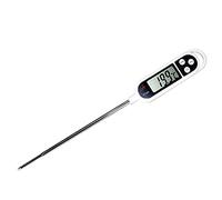 NICEJW Thermomètre Numérique à écran LCD Rétro-éclairé, Thermomètre à Longue Sonde à Lecture Instantanée Pour La Mesure De La Température De La Viande De Cuisson BBQ De Cuisine Taille unique
