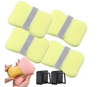 Nicelifehack Double Sided Bath Foaming Bag, 2-in-1 Exfoliating Bar Soap Pouch, Exfoliating Mesh Pouch for Bar Soap Anti Slip Soap Holder, Quick Lather & Reusable Mesh for Men & Women(Green*4)