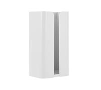 NICEME Boîte à Mouchoirs, Porte Mouchoirs Magnétique, Boite Mouchoirs Murale, Aucun Perçage Requis, Convient pour la maison, la cuisine, le réfrigérateur et la machine à laver, 24 x 13 x 8.5 cm, Blanc