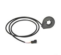 Niceminiwall 12 pôles Dual Hall Effect Boost Sensor pour vélos électriques - E-For Bike Speed Sensor avec boîtier ABS, sortie 3 fils, installation à manivelle gauche, 30 g Wei