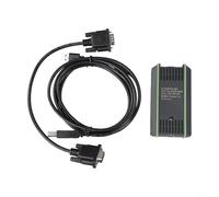 Niceminiwall Adaptateur de câble de programmation USB-MPI pour interface PLC RS485 S7-200/300/400 avec protection contre les surtensions, prise en charge de l'échange à chaud, contrôle