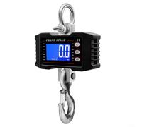 Niceminiwall Balance numérique à suspendre avec écran LCD rétroéclairé Noir 1500 kg