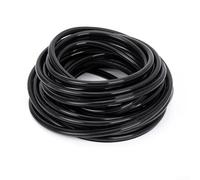 Niceminiwall Bande d'étanchéité en caoutchouc de silicone en forme de O pour fenêtre insonorisante, coupe-vent et étanche - Rouleau continu pour installation de cadre de porte et de fenêtre - 10 m